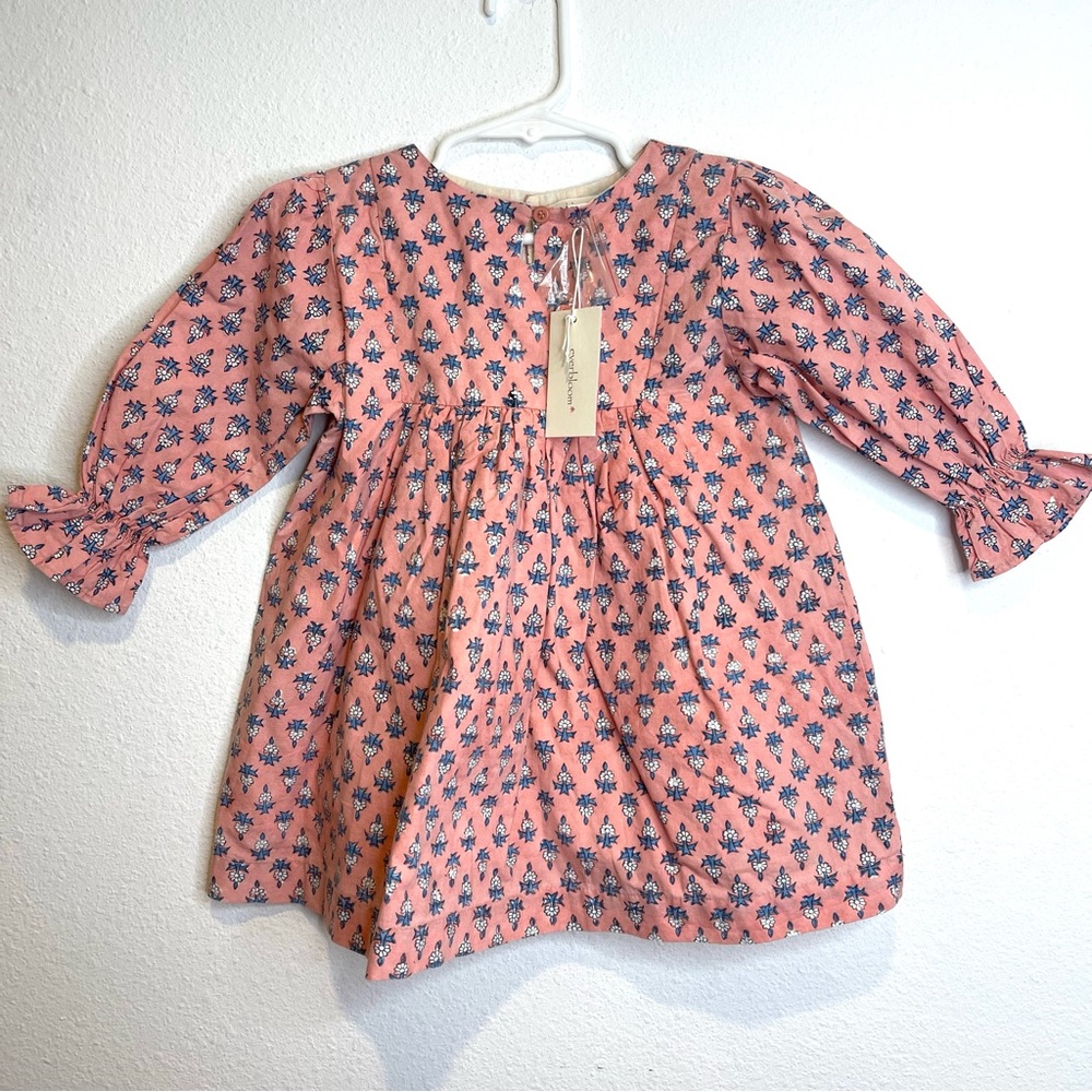 new with tags everbloom block print dress